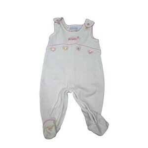 Vintage Y2K Miniwear Classics White Hearts One Piece